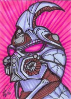 The Guyver - Sketchcard by Graven Ravenwolf