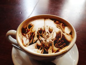 Guyver latte art (латте-арт)